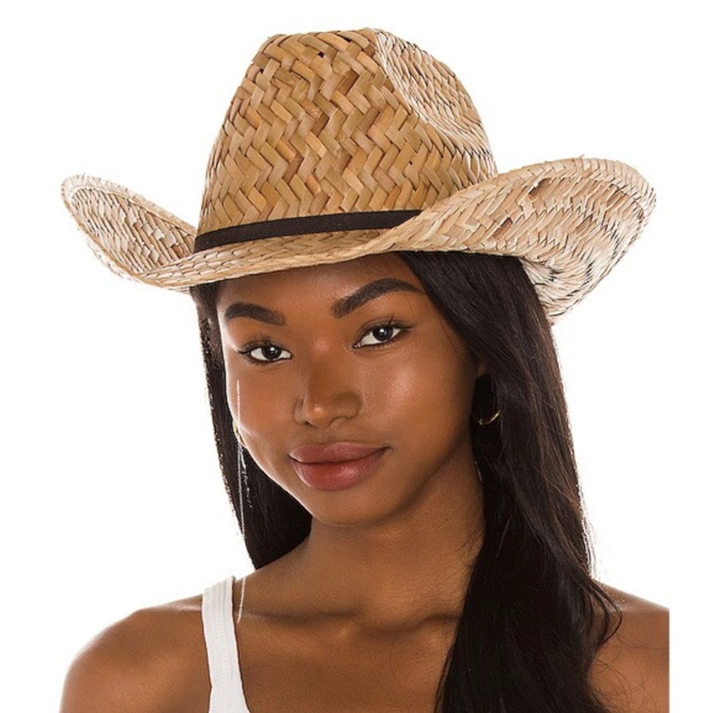 Brixton Houston Straw Cowboy Hat in Natural